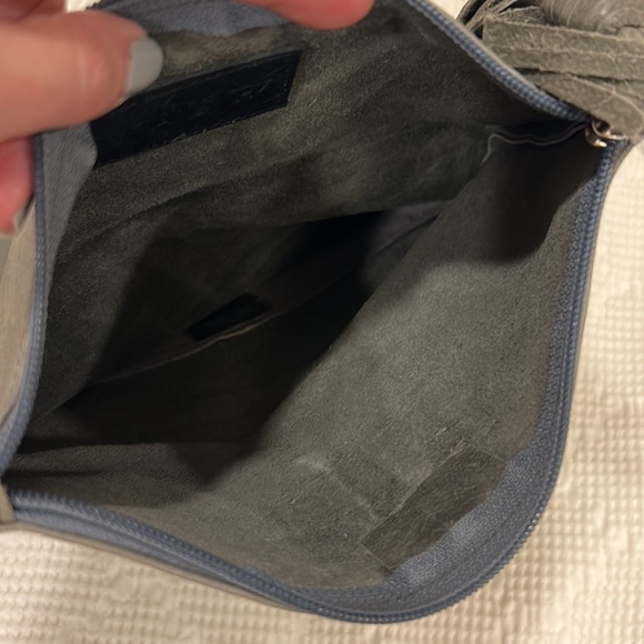 Cowhide Leather Convertible Crossbody Clutch - Picture 5 of 5